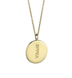 Home Ring and Pendant Set in Polished Gold