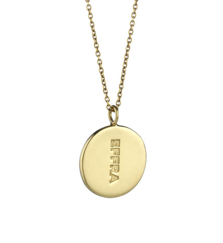 Home Ring and Pendant Set in Polished Gold