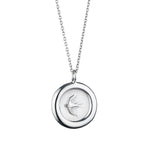 Home Pendant In Silver