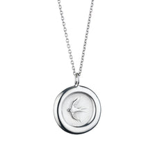 Home Pendant In Silver