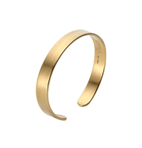 Mens Brixton Cuff in Matte Gold