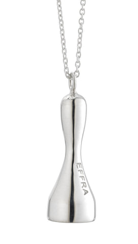 Home Signet Pendant in Silver