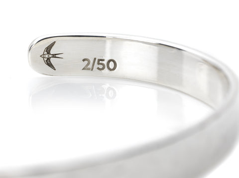 Mens Acre Cuff in Silver