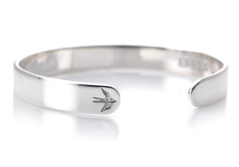 Mens Brixton Cuff in Silver