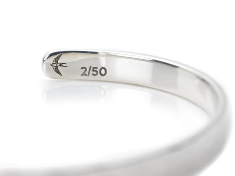 Womens Acre Cuff in Silver