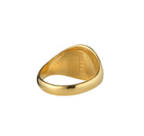 Womens Home Ring in Polished Gold